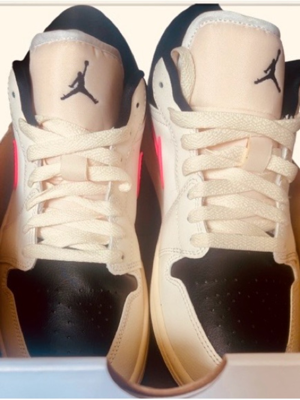 Nike Air Jordan Women's Low-Top Athletic Shoes, Ivory White, sz 9 in Women’s. - Picture 6 of 9